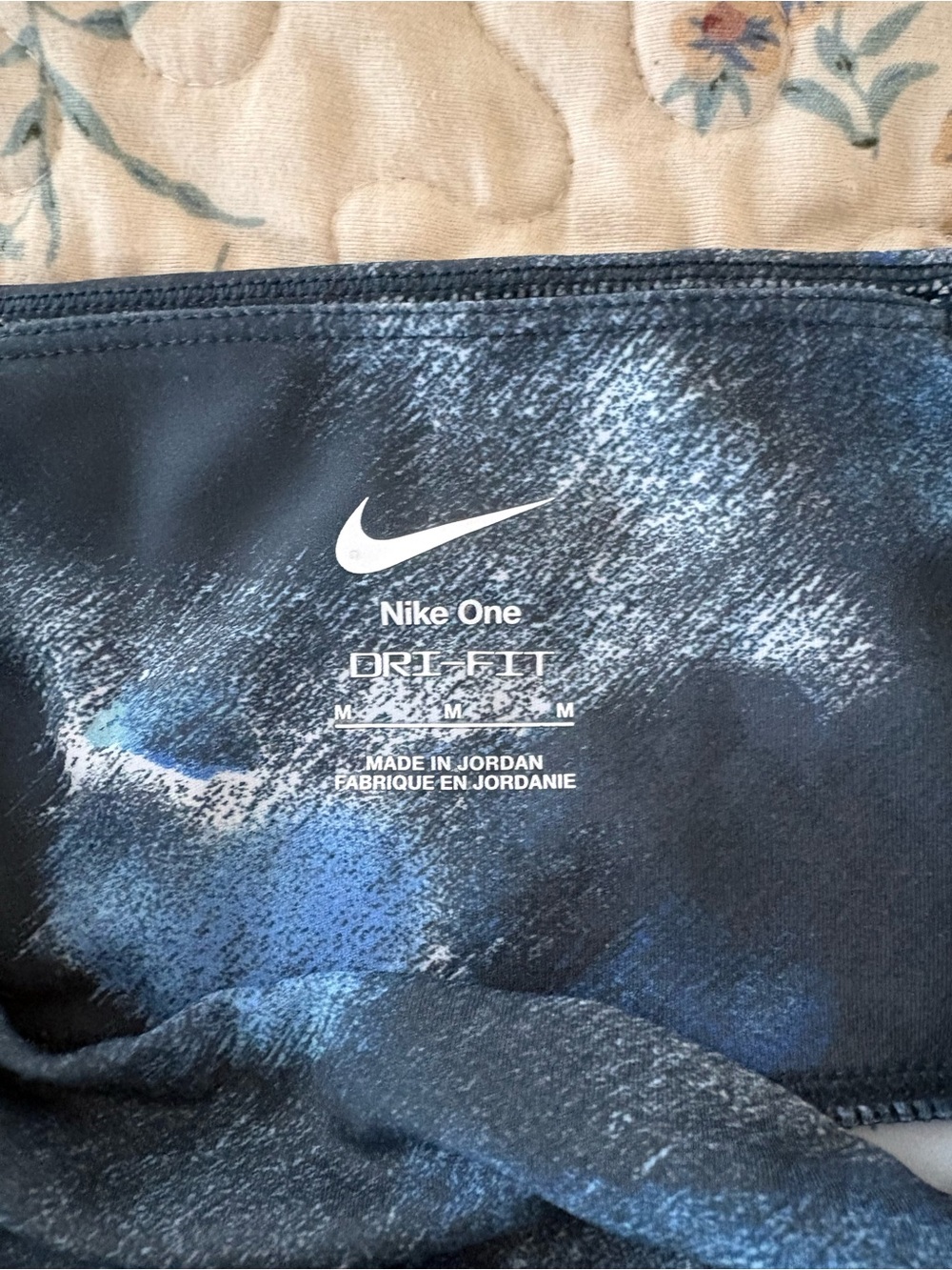 Nike Black & Blue Dri-FIT Athletic Top